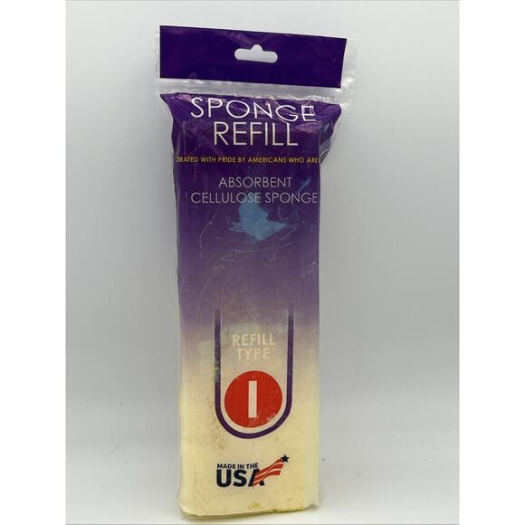 Butterfly Mop Absorbent Cellulose Poly Sponge Refill Head Type I Made in USA NEW - Picture 1 of 4